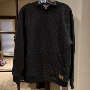 Eddie Bauer quilted crew neck sweatshirt